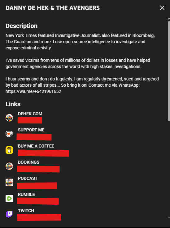 Danny de Hek Changes YouTube Name to Dodge Ban, Hides Behind "Avengers"